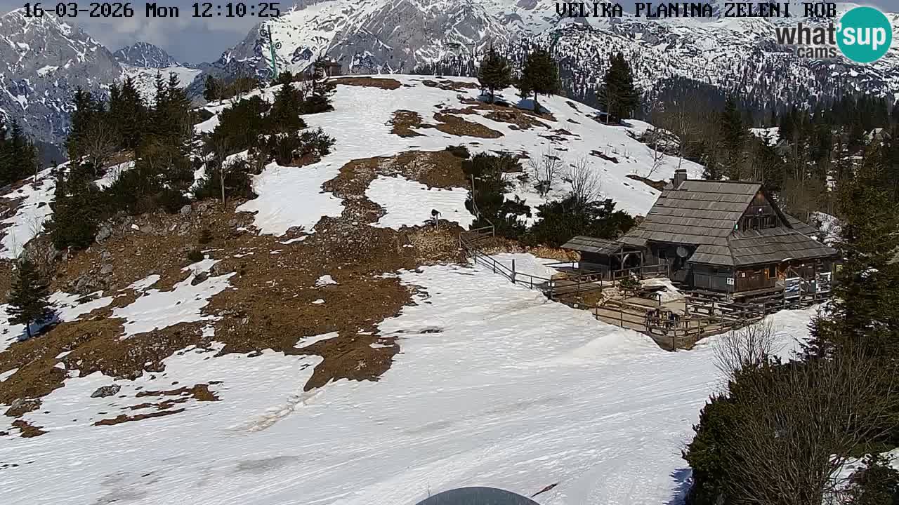 Zeleni Rob – Webcam live | Velika Planina
