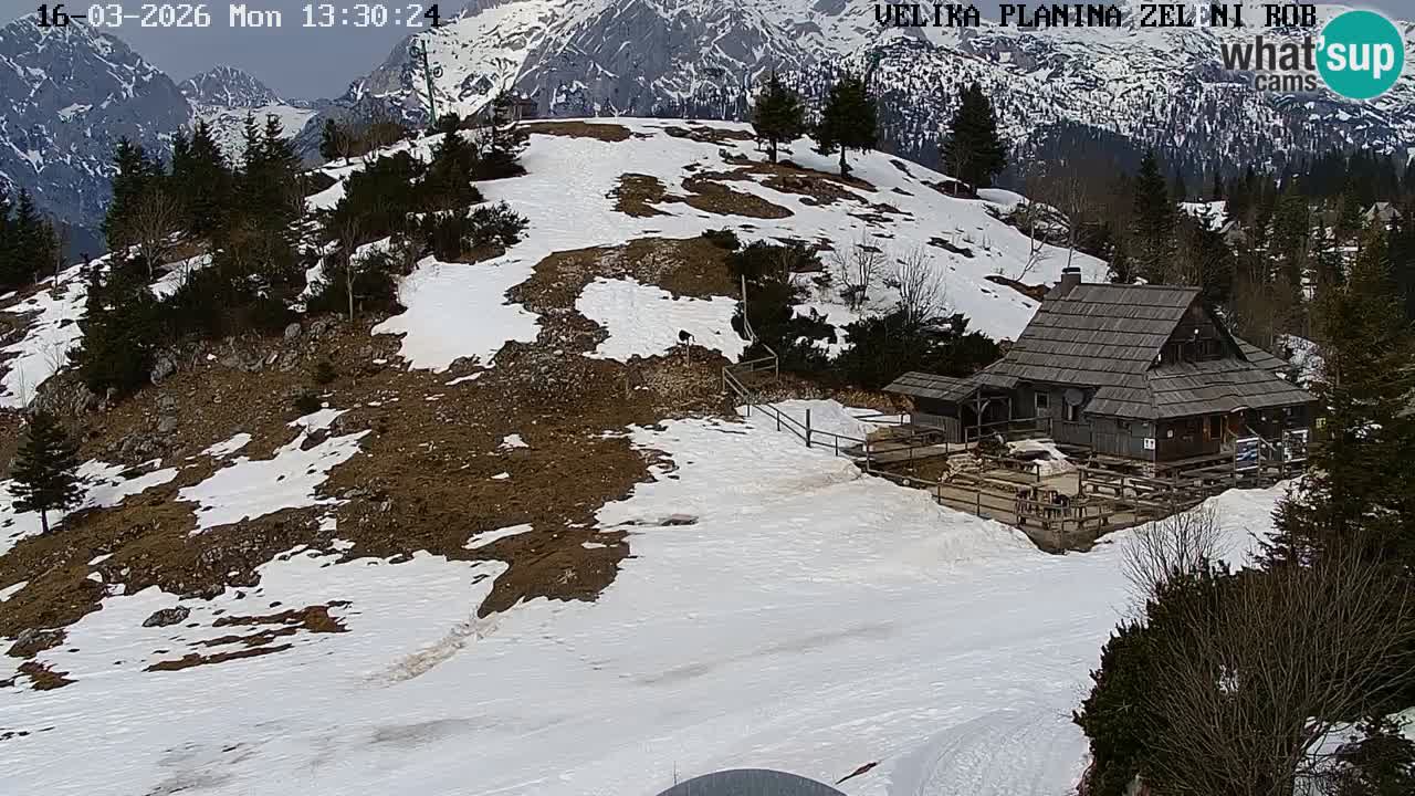 Zeleni Rob – Webcam live | Velika Planina