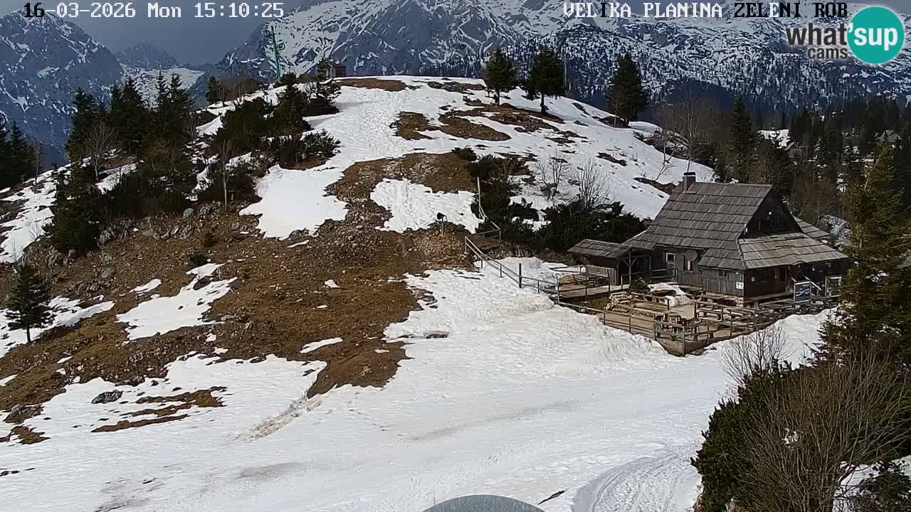 Zeleni Rob – Webcam live | Velika Planina
