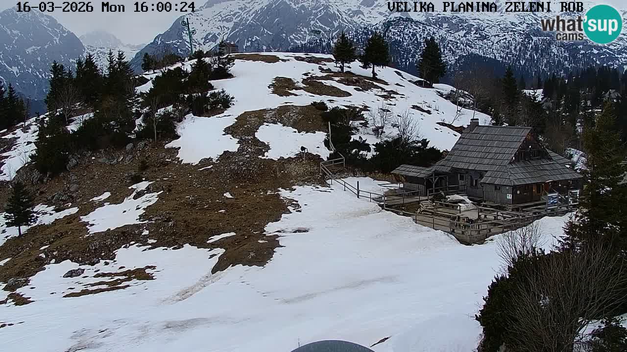 Zeleni Rob – Webcam live | Velika Planina