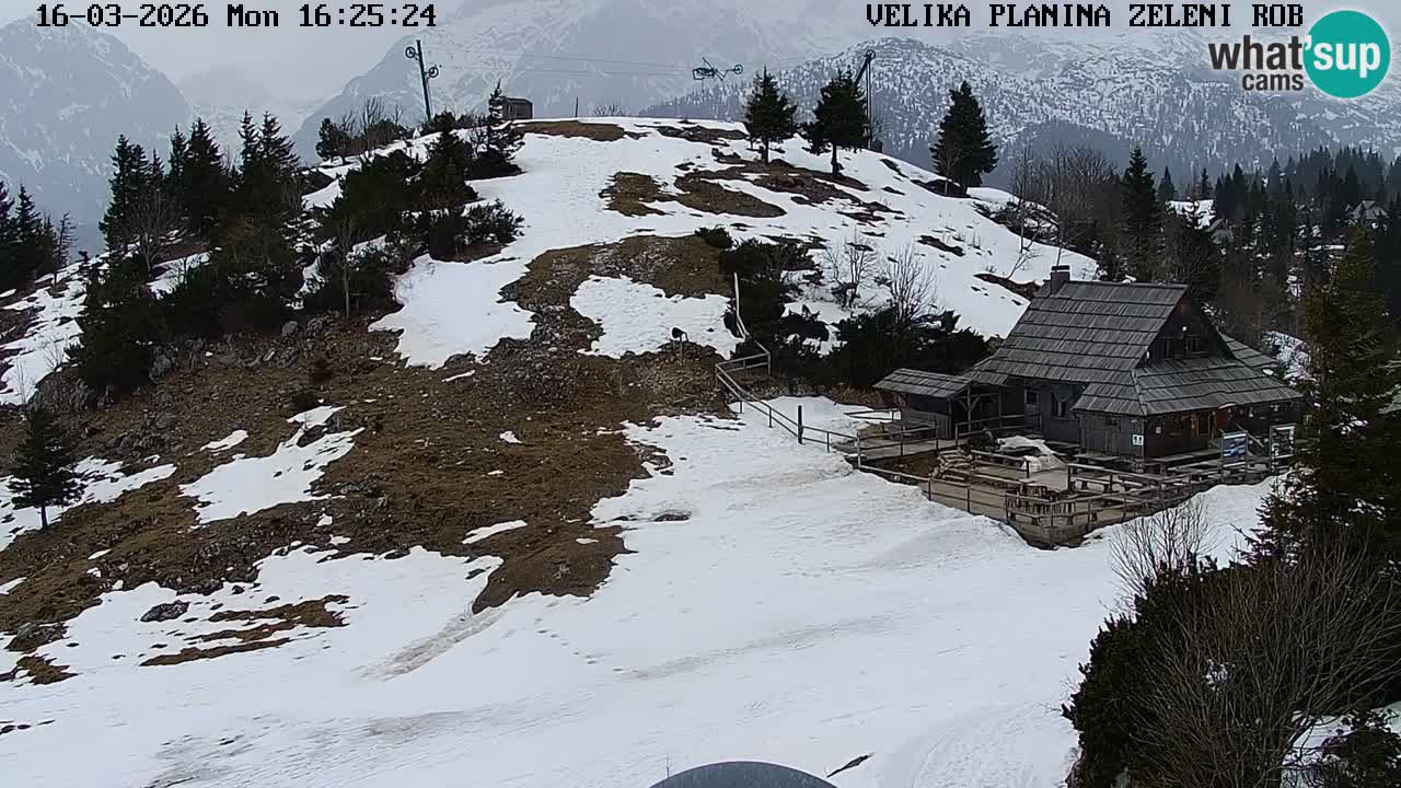 Zeleni Rob – Webcam live | Velika Planina