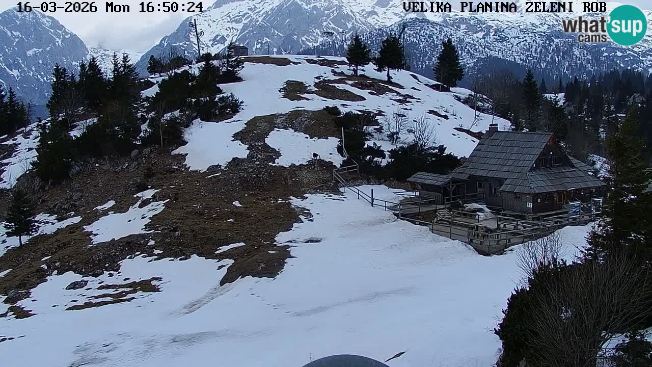 Zeleni Rob – Webcam live | Velika Planina