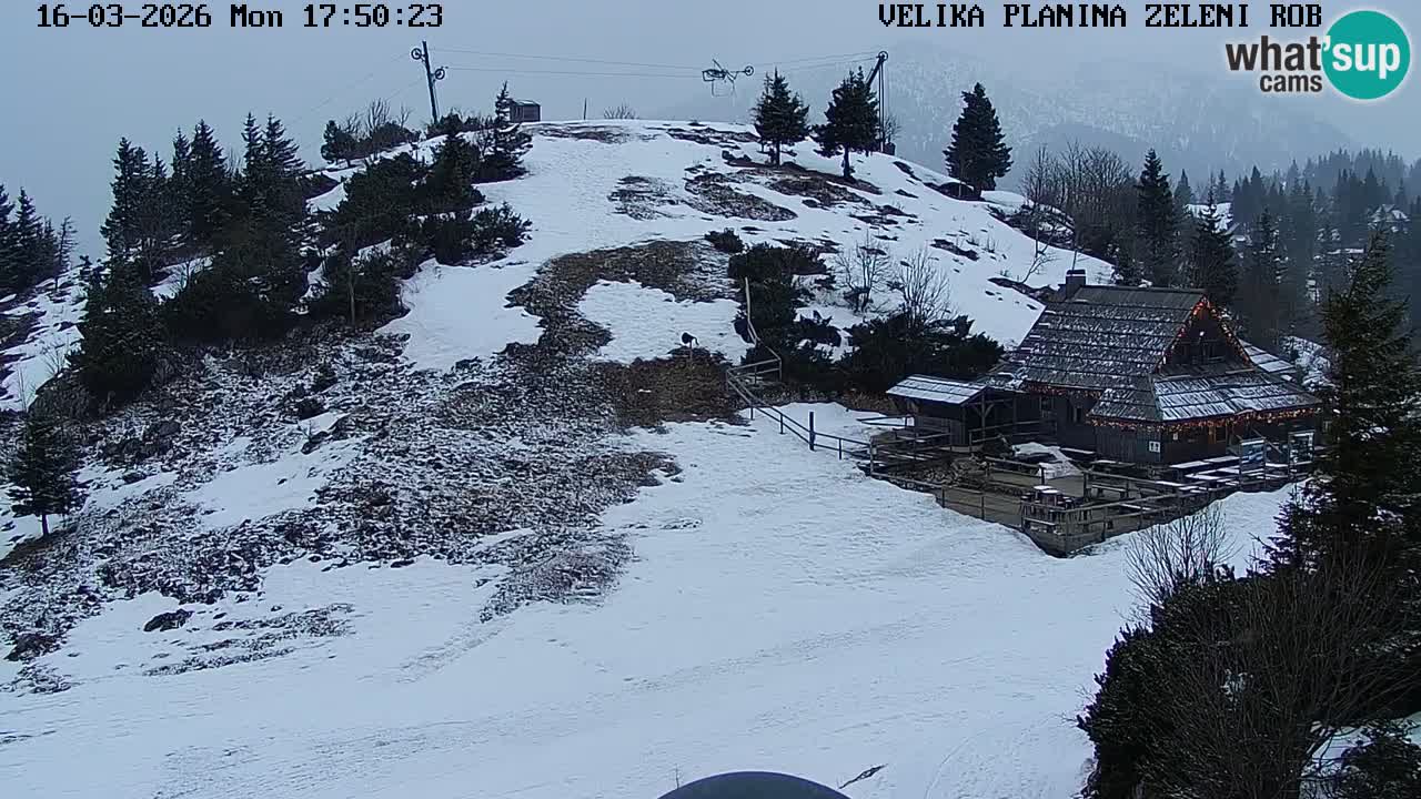 Zeleni Rob – Webcam live | Velika Planina