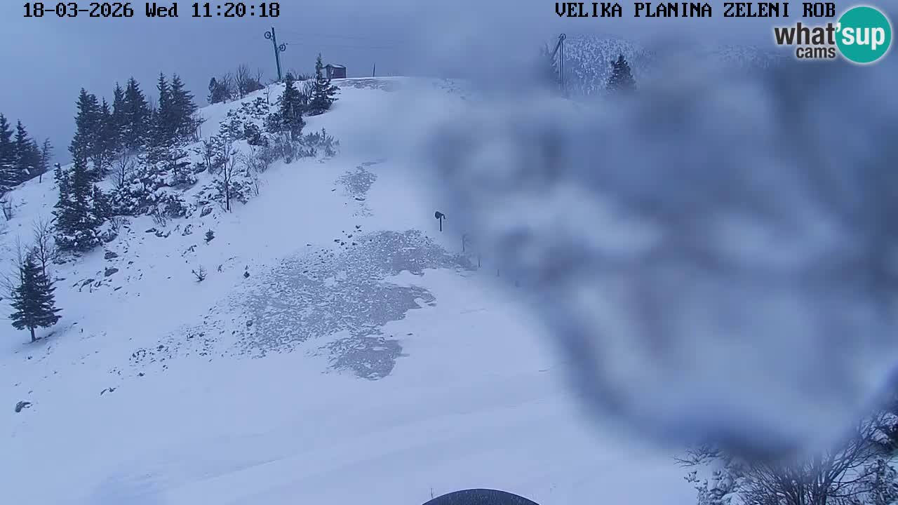 Zeleni Rob | Webcam live Velika Planina