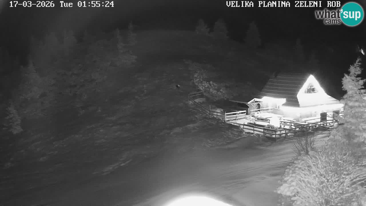 Zeleni Rob – Webcam live | Velika Planina