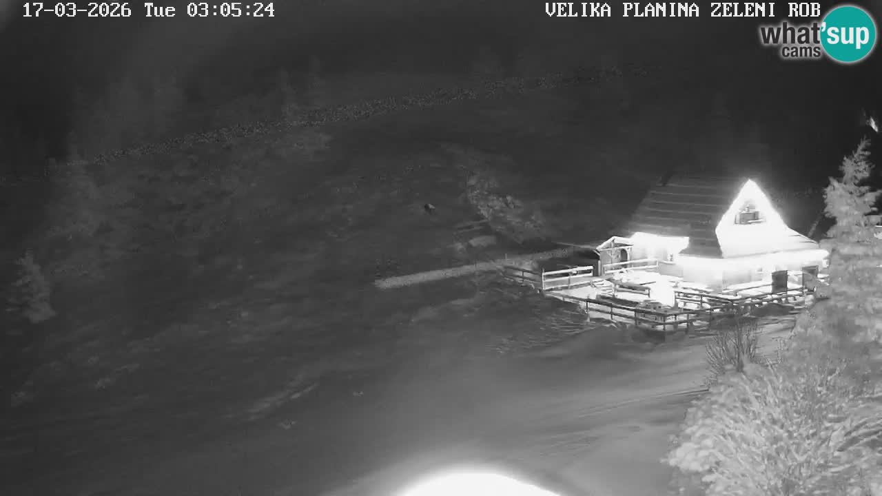Zeleni Rob – Webcam live | Velika Planina