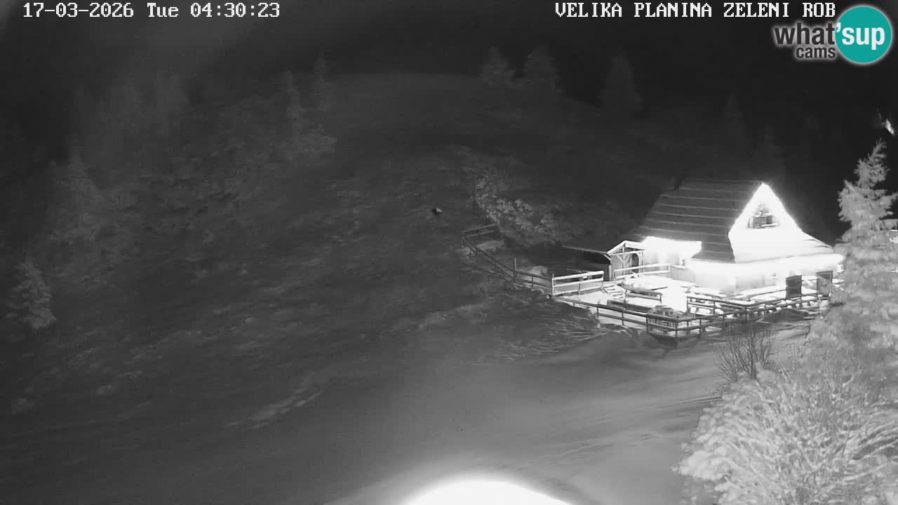 Zeleni Rob – Webcam live | Velika Planina