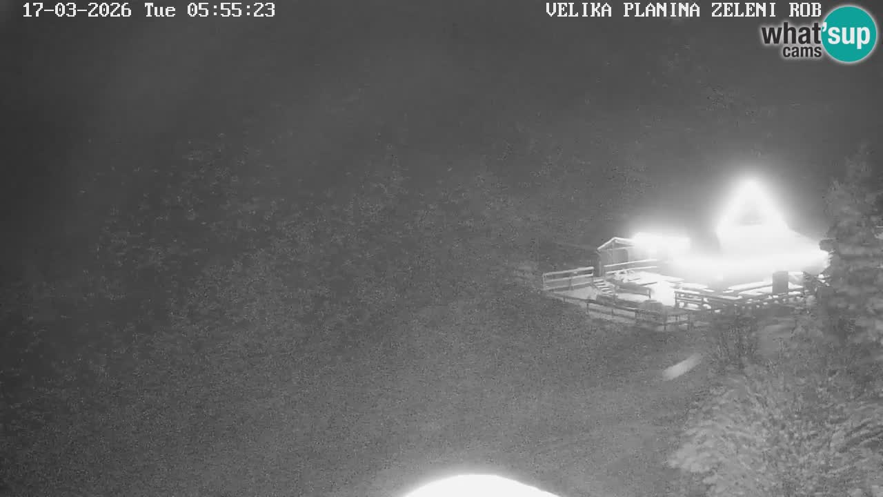 Zeleni Rob – Webcam live | Velika Planina