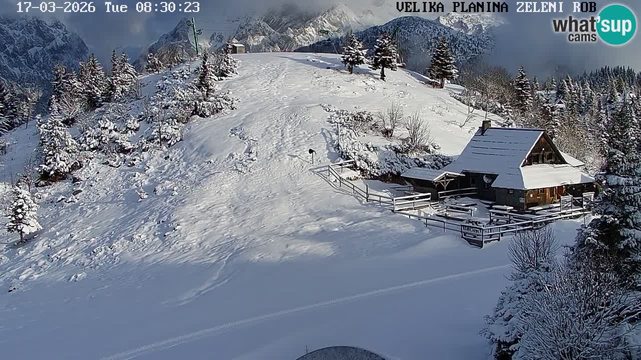 Zeleni Rob | Web kamera Velika Planina