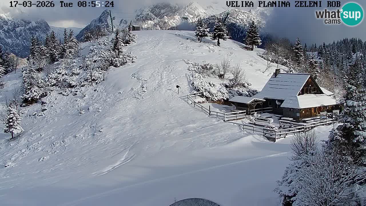 Zeleni Rob – Webcam live | Velika Planina