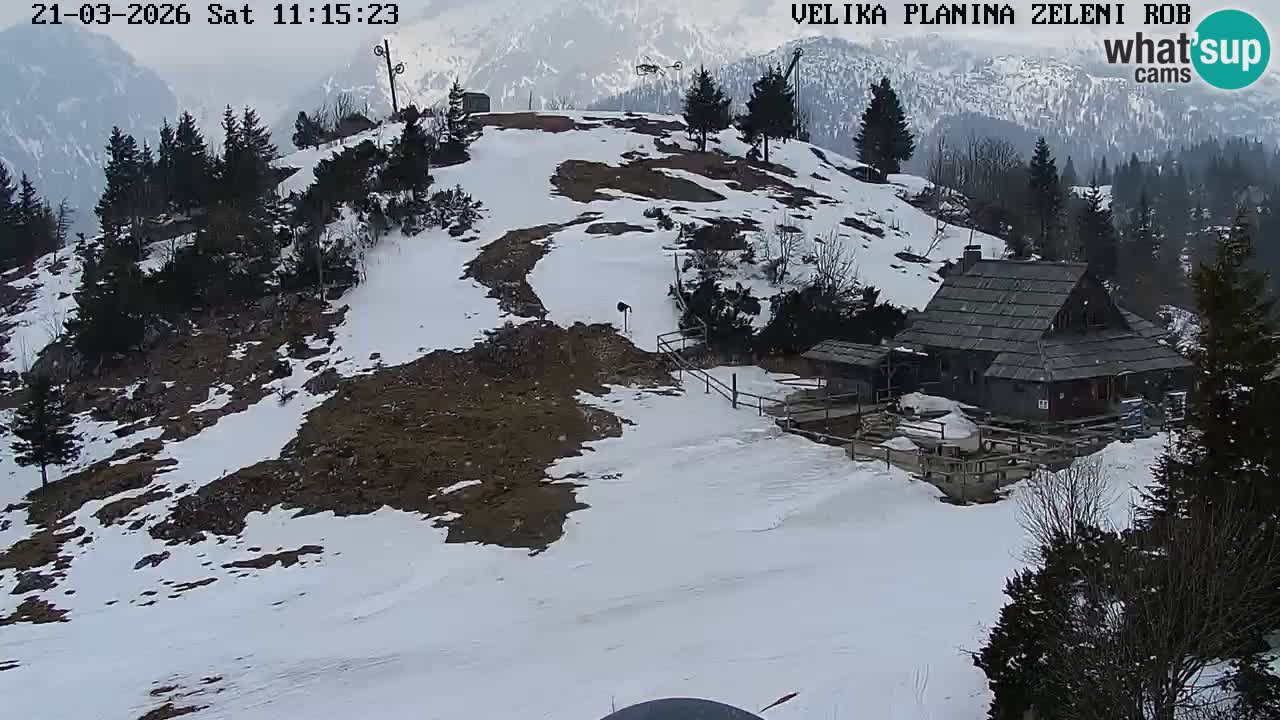 Zeleni Rob – Webcam live | Velika Planina