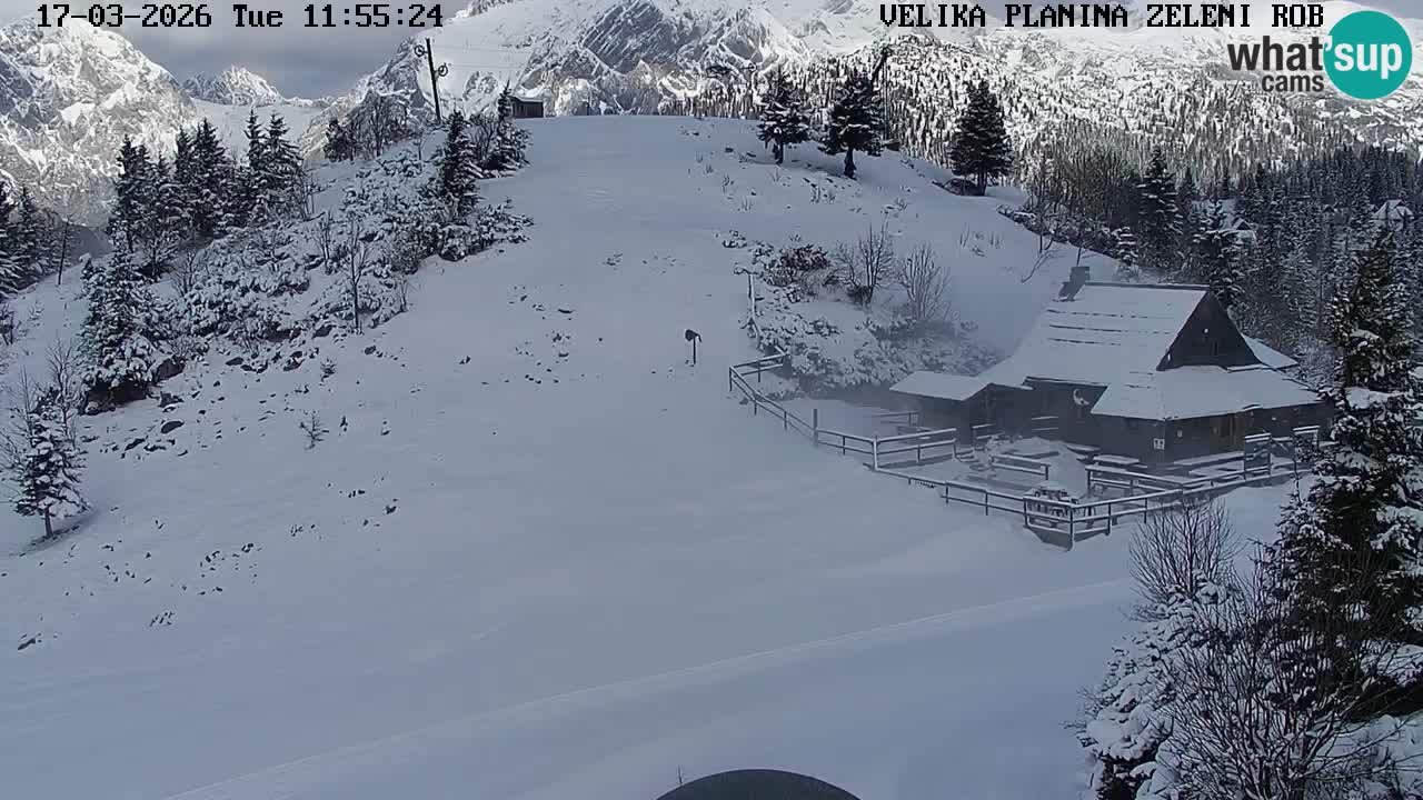 Zeleni Rob – Webcam live | Velika Planina
