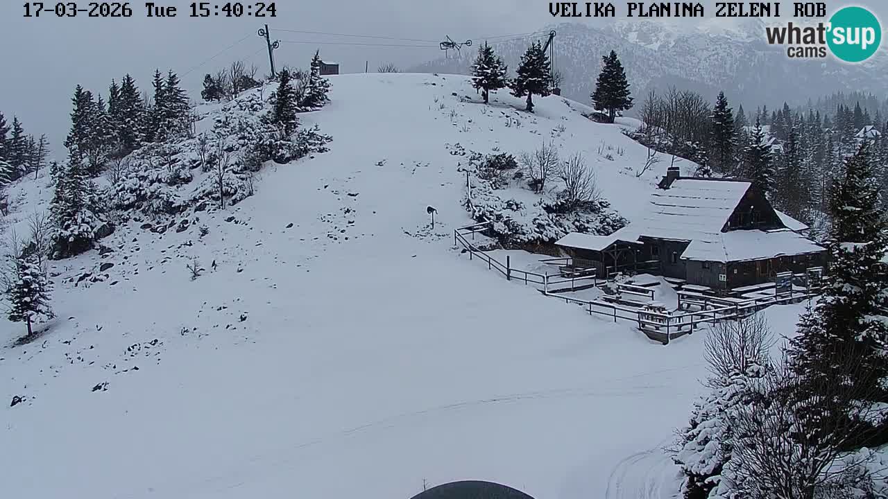 Zeleni Rob – Webcam live | Velika Planina