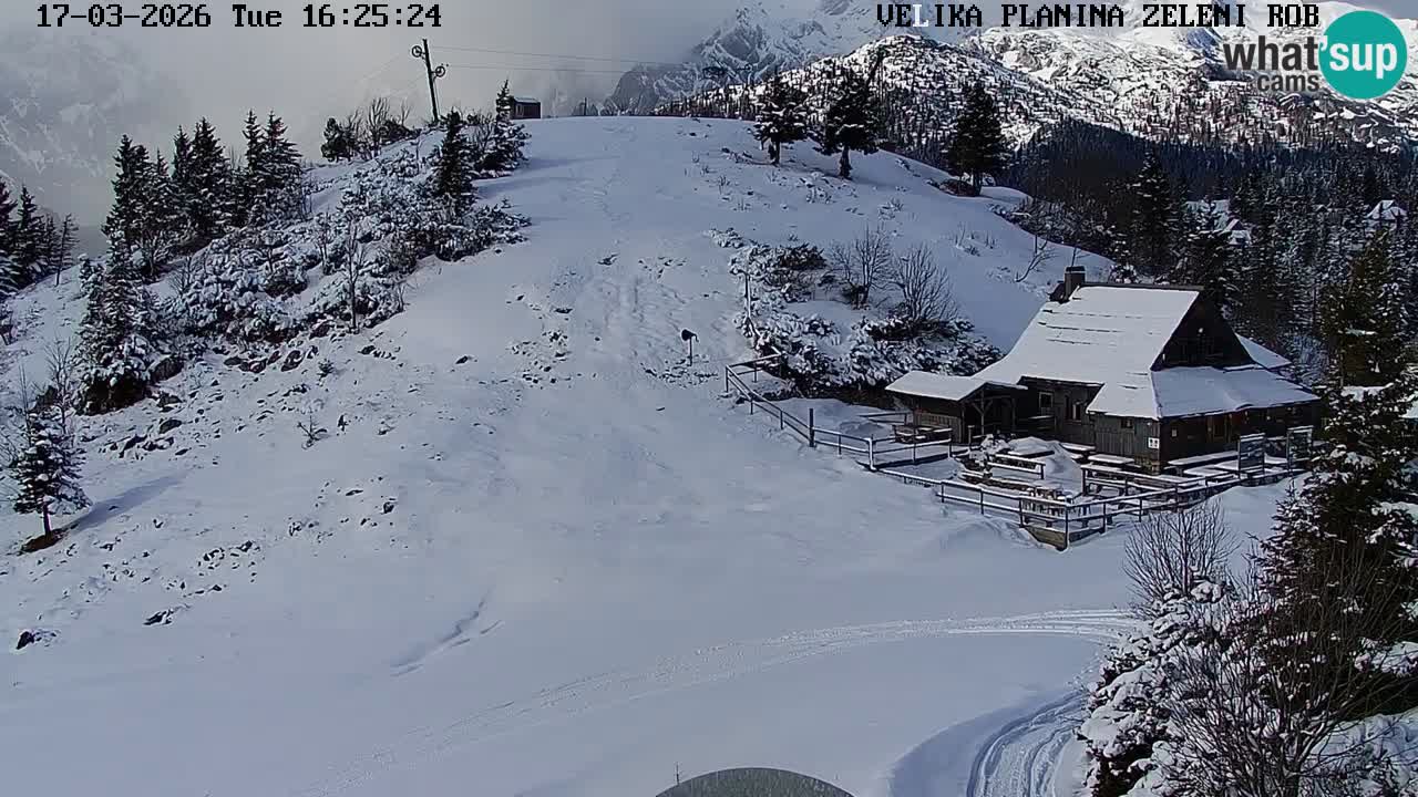 Zeleni Rob – Webcam live | Velika Planina