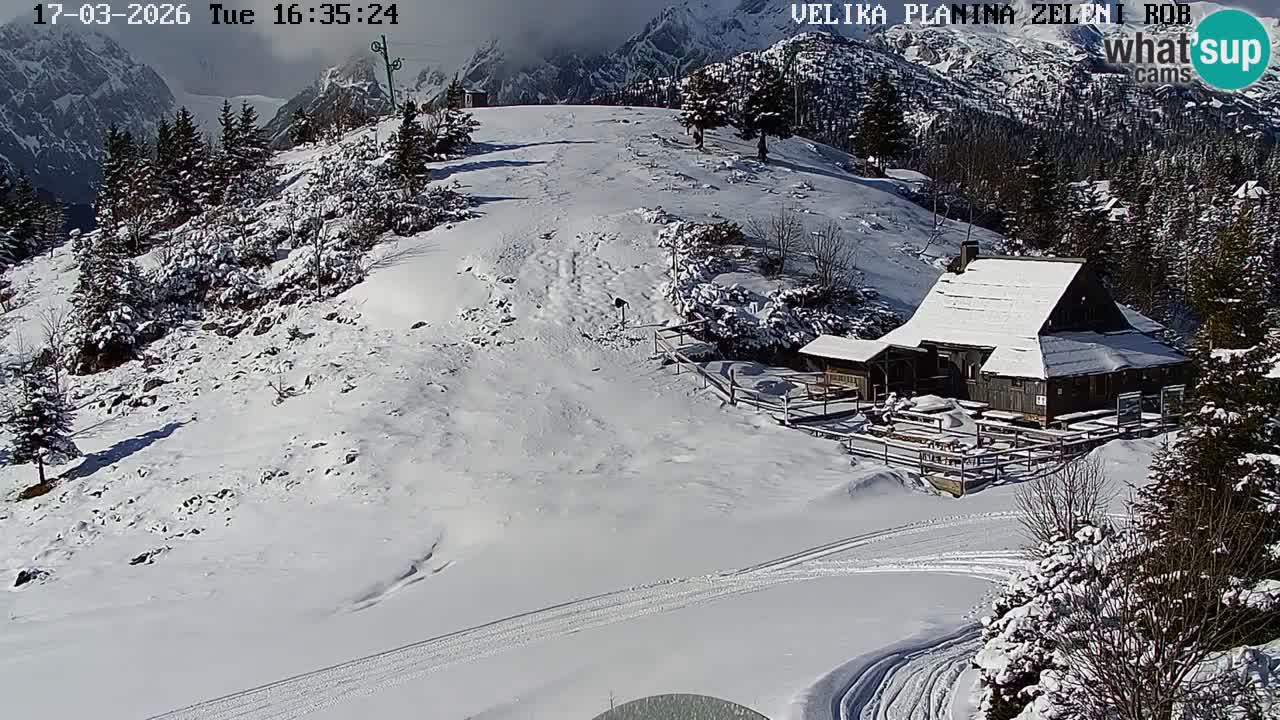 Zeleni Rob – Webcam live | Velika Planina
