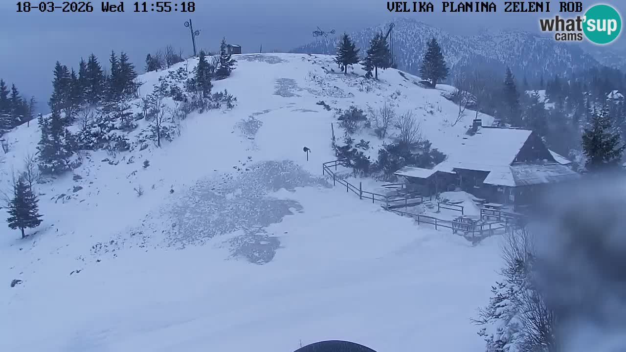 Zeleni Rob – Webcam live | Velika Planina