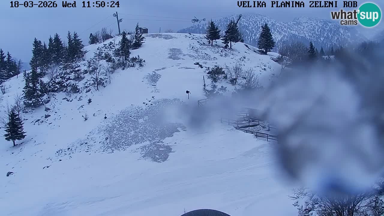 Zeleni Rob – Webcam live | Velika Planina
