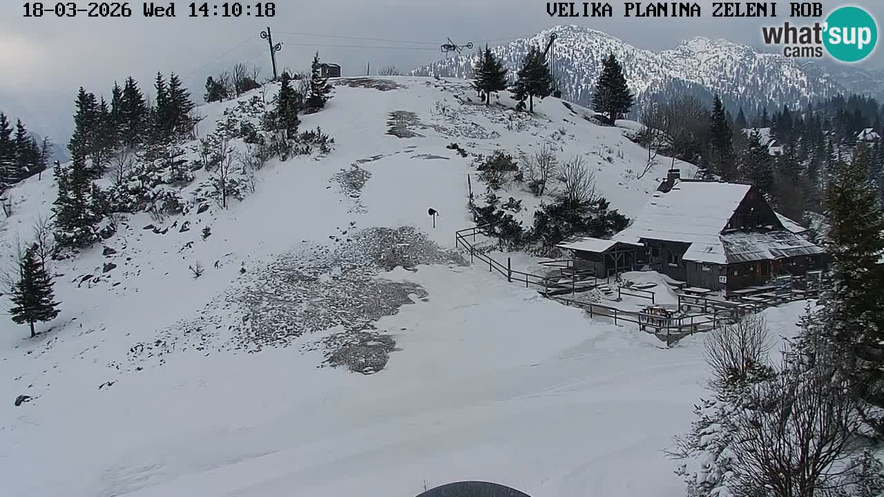 Zeleni Rob – Webcam live | Velika Planina