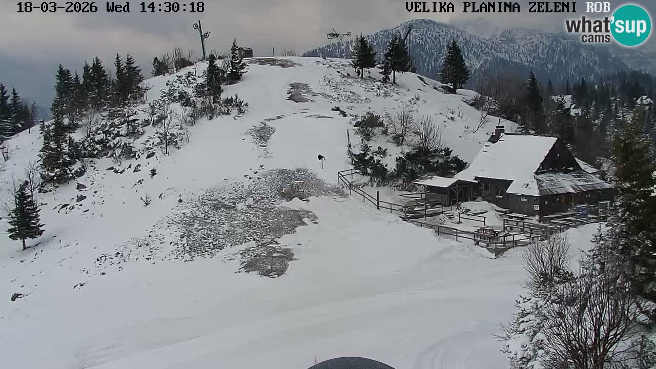 Zeleni Rob – Webcam live | Velika Planina