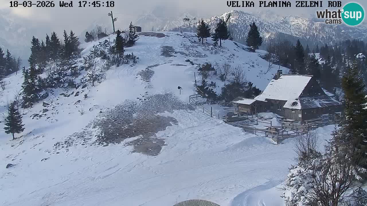 Zeleni Rob – Webcam live | Velika Planina