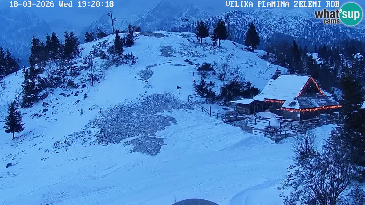 Zeleni Rob – Webcam live | Velika Planina