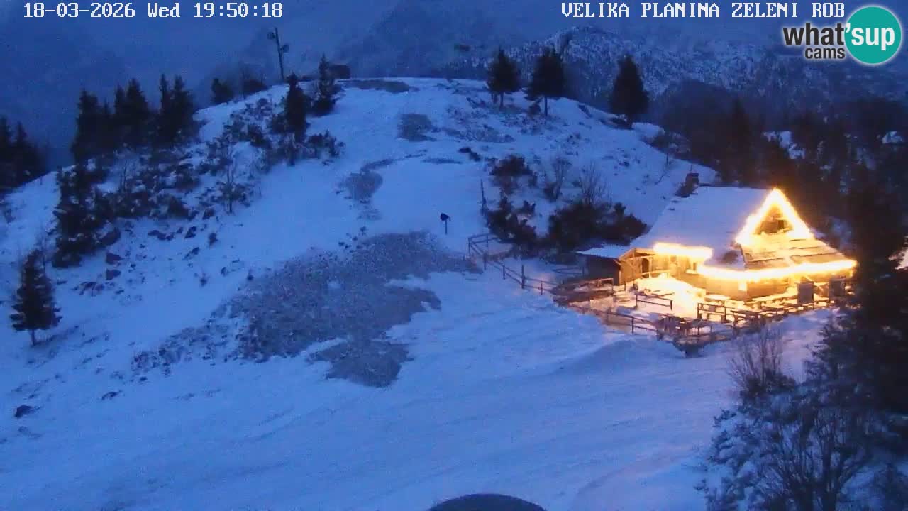 Zeleni Rob – Webcam live | Velika Planina
