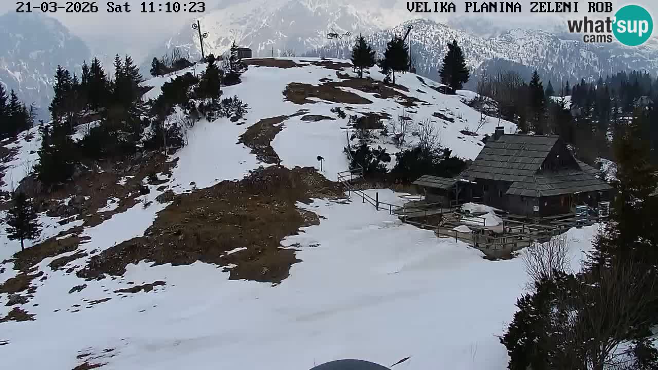 Zeleni Rob – Webcam live | Velika Planina