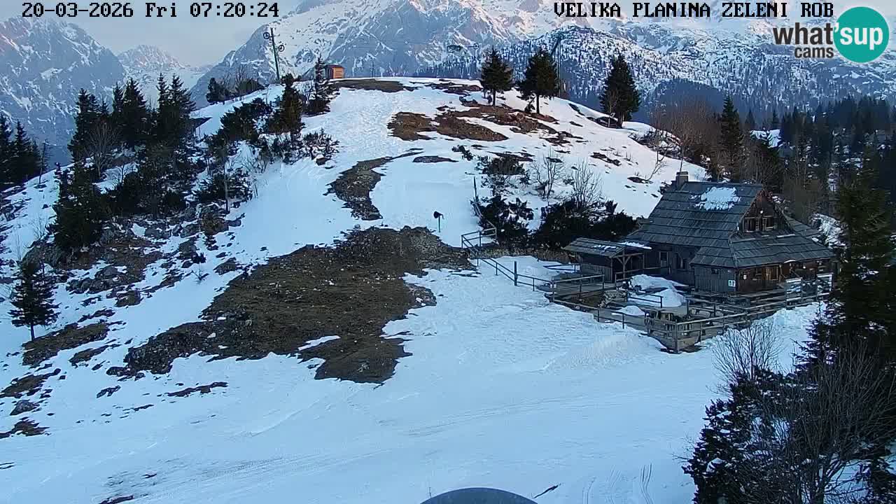 Zeleni Rob – Webcam live | Velika Planina
