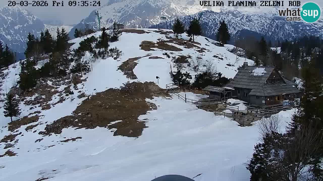 Zeleni Rob – Webcam live | Velika Planina
