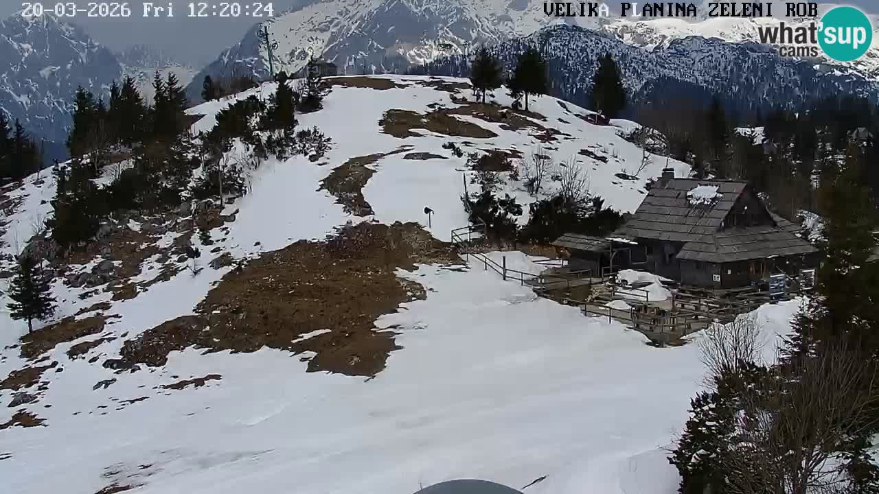 Zeleni Rob | Webcam live Velika Planina