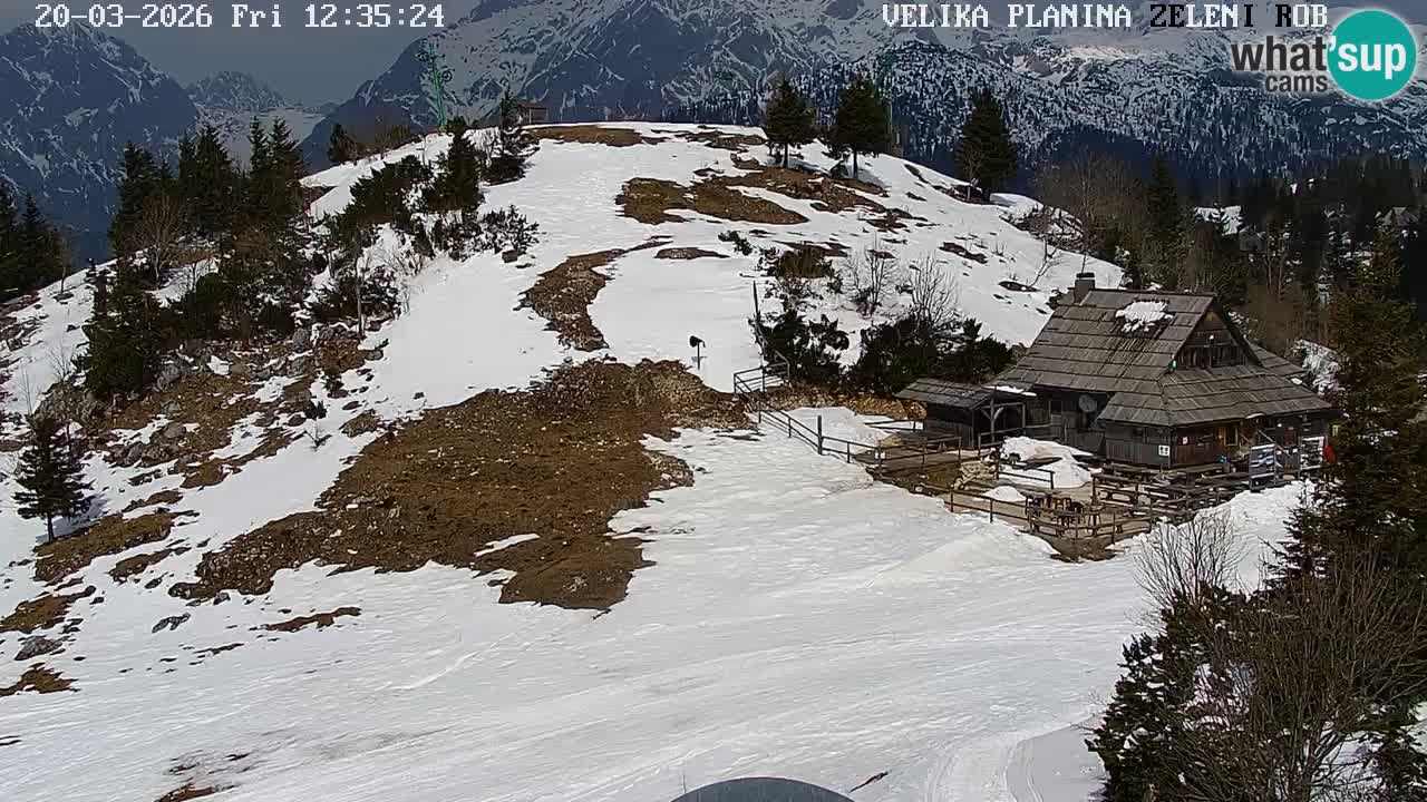 Zeleni Rob – Webcam live | Velika Planina