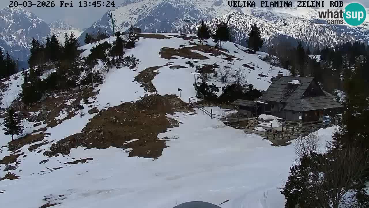 Zeleni Rob – Webcam live | Velika Planina