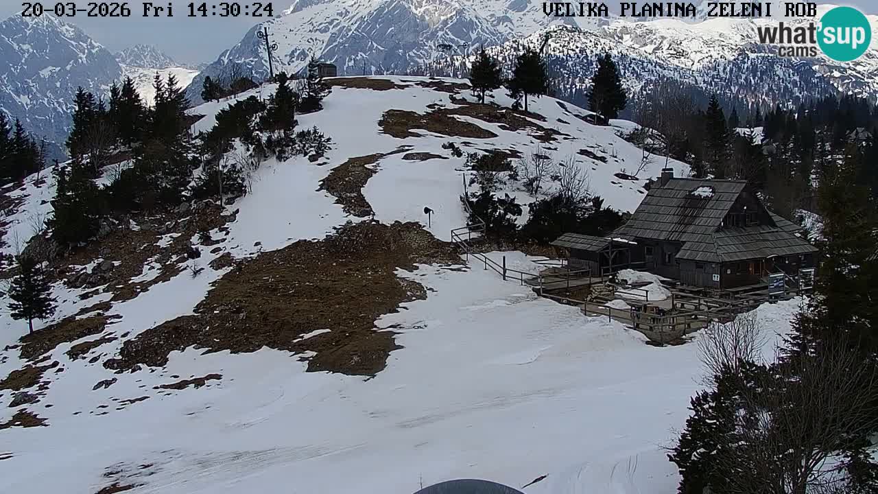 Zeleni Rob | Webcam live Velika Planina