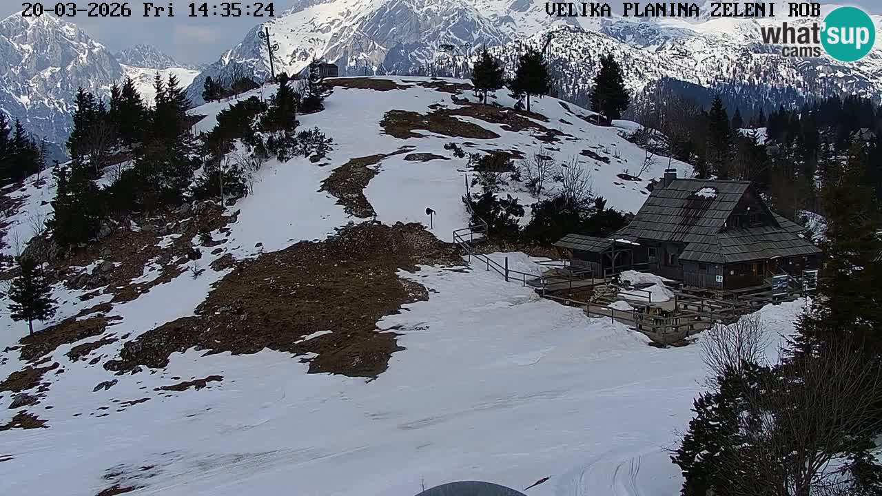 Zeleni Rob | Webcam live Velika Planina