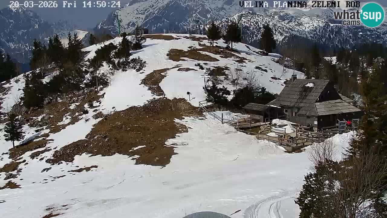 Zeleni Rob | Webcam live Velika Planina