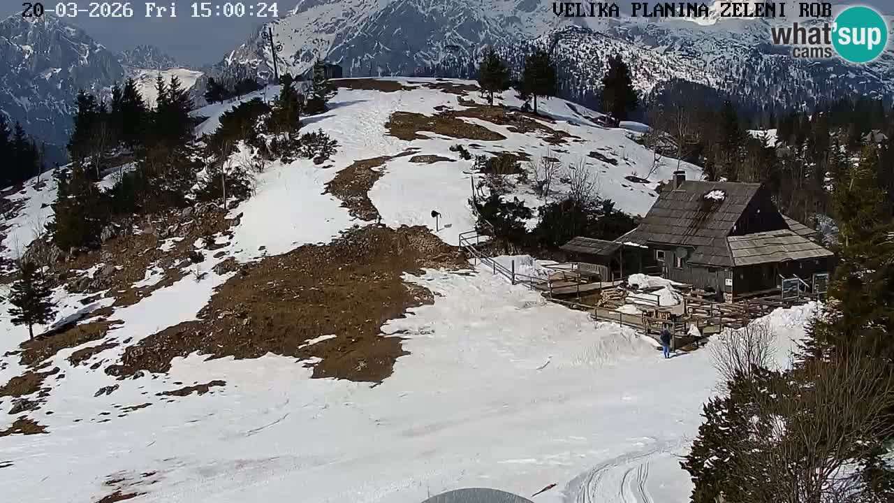 Zeleni Rob – Webcam live | Velika Planina