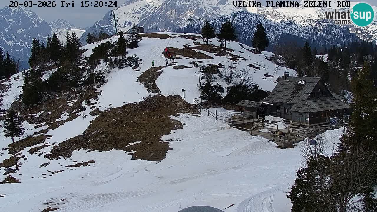 Zeleni Rob – Webcam live | Velika Planina