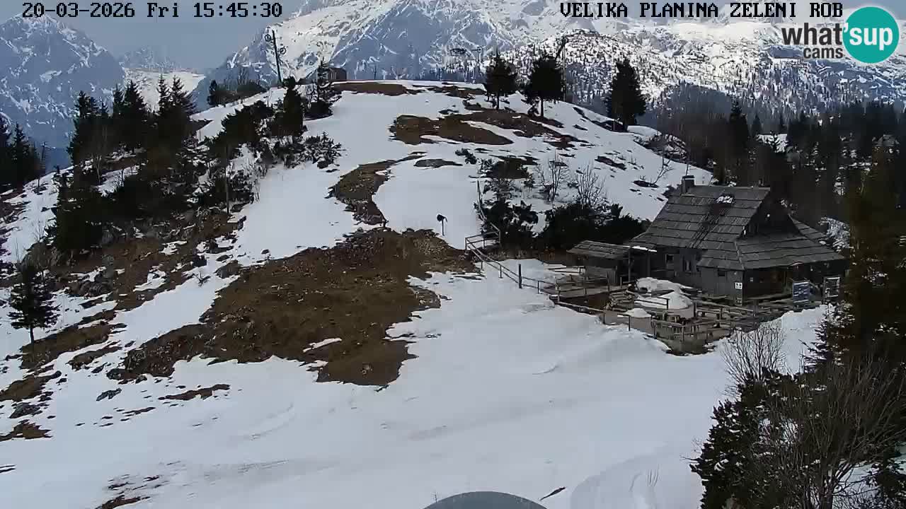 Zeleni Rob – Webcam live | Velika Planina