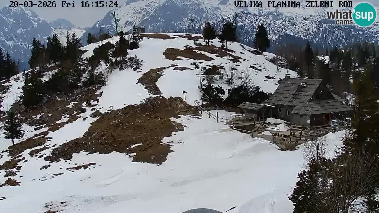 Zeleni Rob – Webcam live | Velika Planina