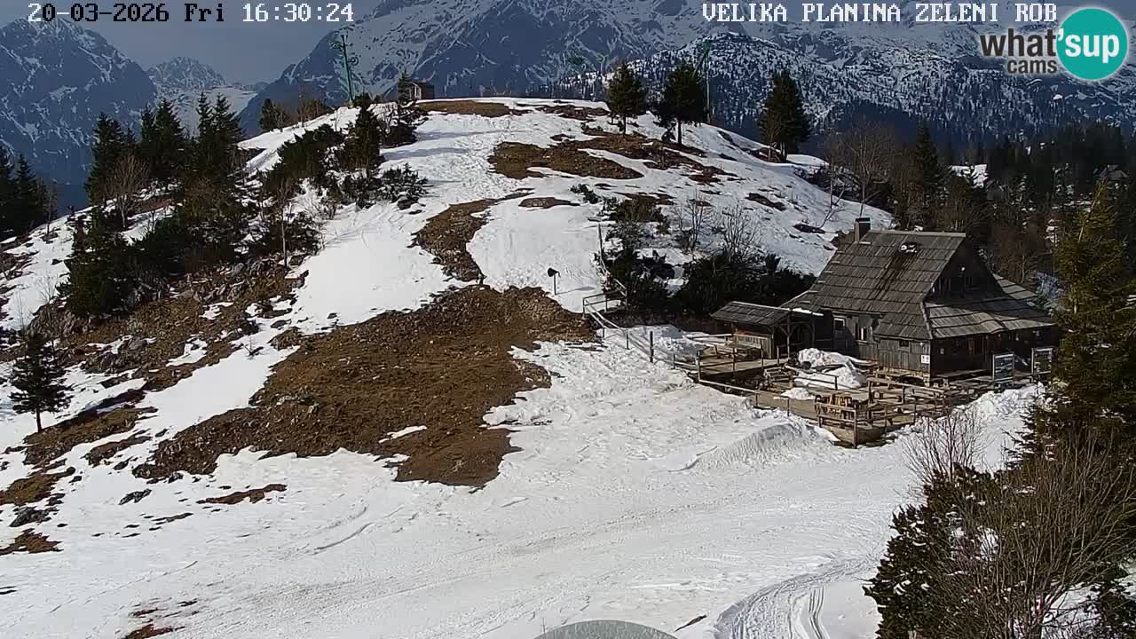 Zeleni Rob – Webcam live | Velika Planina