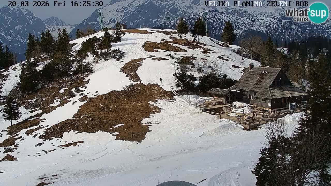 Zeleni Rob | Webcam live Velika Planina