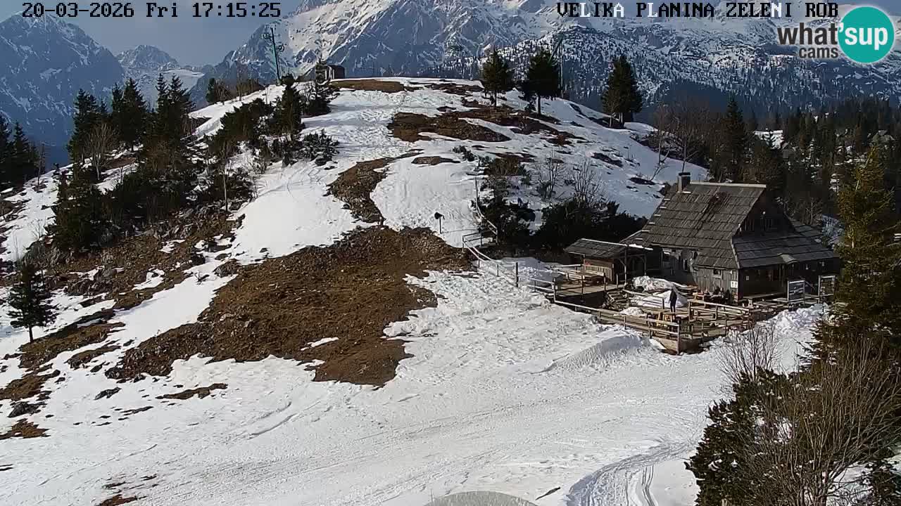 Zeleni Rob | Webcam live Velika Planina
