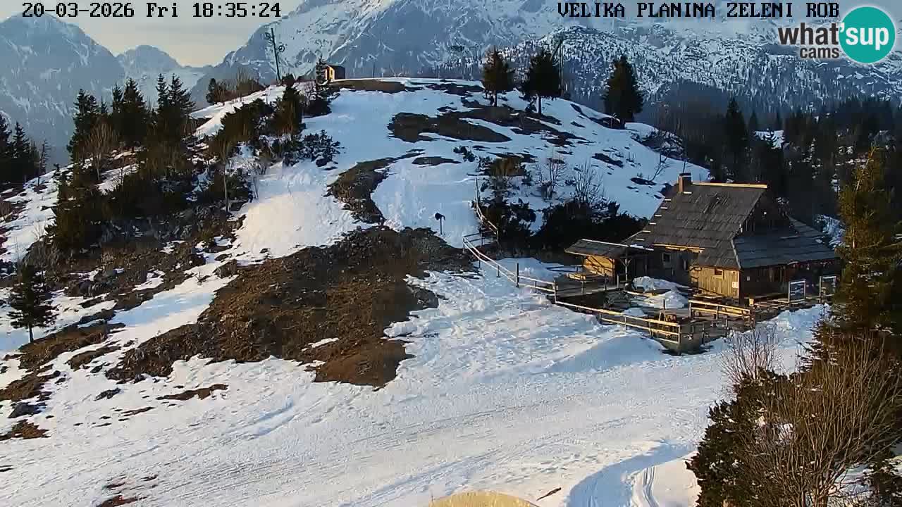 Zeleni Rob – Webcam live | Velika Planina