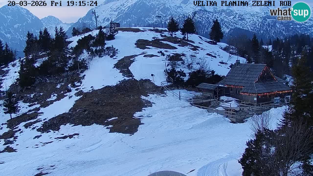 Zeleni Rob – Webcam live | Velika Planina