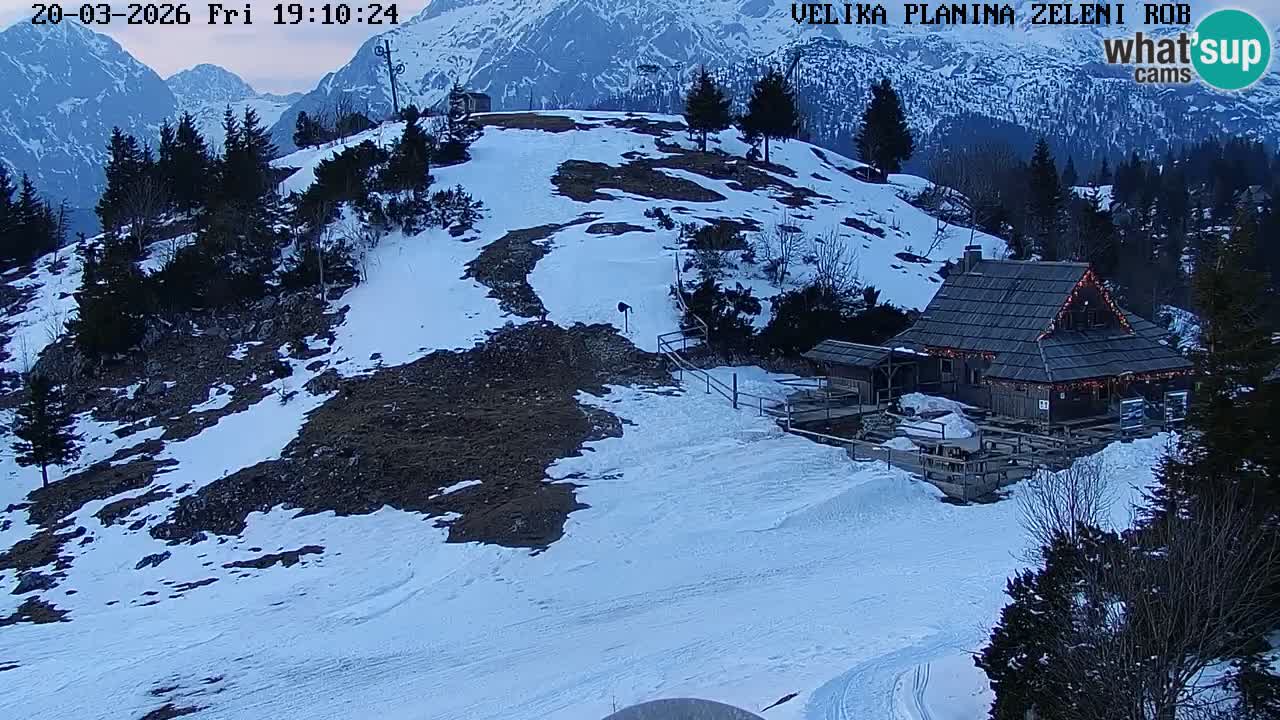Zeleni Rob | Webcam live Velika Planina