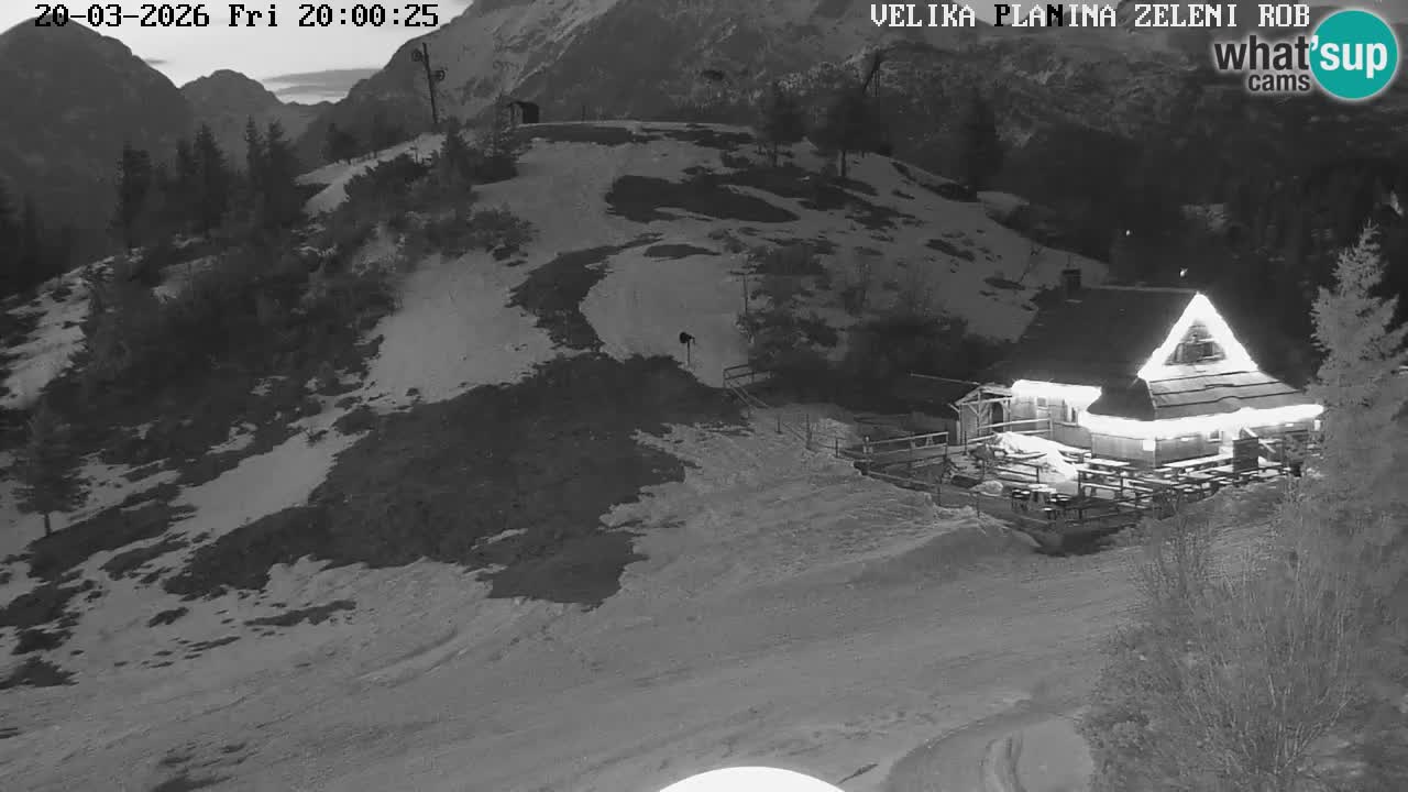 Zeleni Rob – Webcam live | Velika Planina