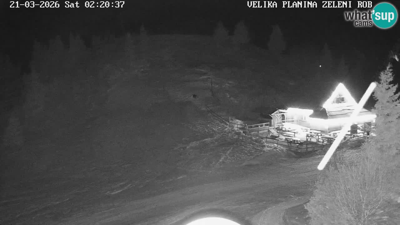 Zeleni Rob | Web kamera Velika Planina