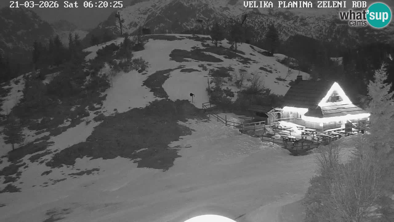 Zeleni Rob | Web kamera Velika Planina