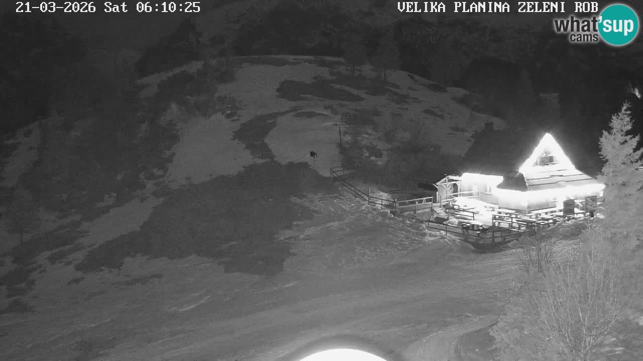 Zeleni Rob – Webcam live | Velika Planina