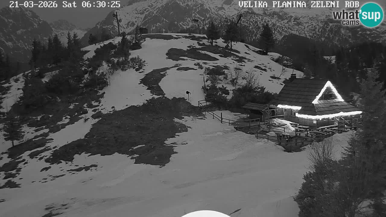 Zeleni Rob | Web kamera Velika Planina